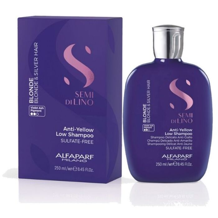 Alfaparf Milano Semi Di Lino Anti-Yellow Low Shampoo (1000ml) Moterims