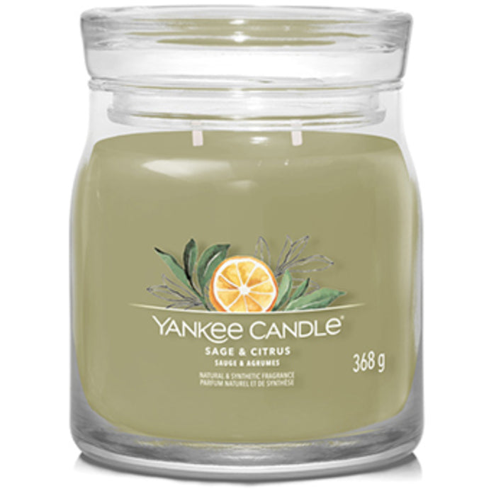 Yankee Cirle salvijas un citrusaugļu svece (salvija un citrusaugļi) (368.0g) Unisex