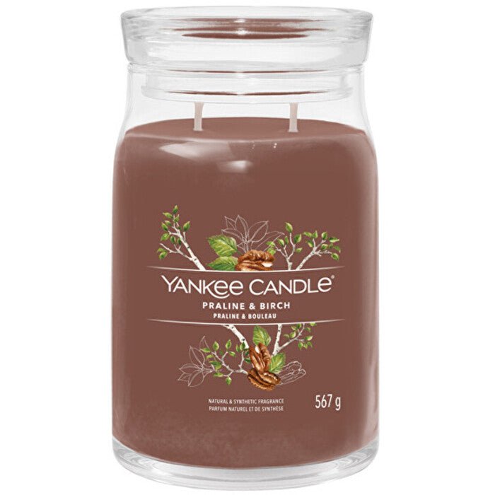 Yankee Candle Praline & Birch Signature Svece (pralinē un bērzs) 567.0g 567.0g