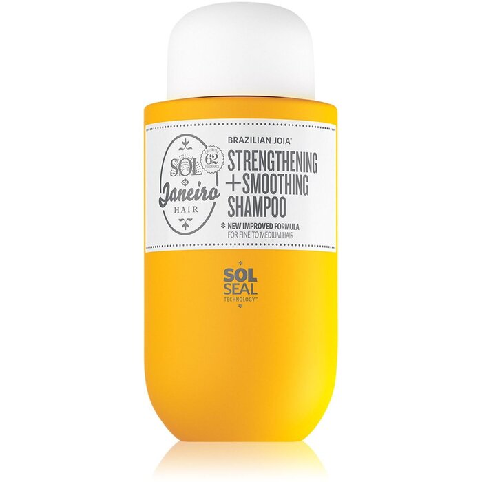 Sol De Janeiro Brazilian Joia™ stiprinošais un izlīdzinošais šampūns ir paredzēts bojātu matu izlīdzināšanai un atjaunošanai.