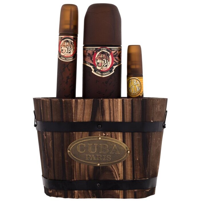 Cuba Jungle Tiger dāvanu komplekts EDP 100 ml, EDP 35 ml un EDP 15 ml sievietēm