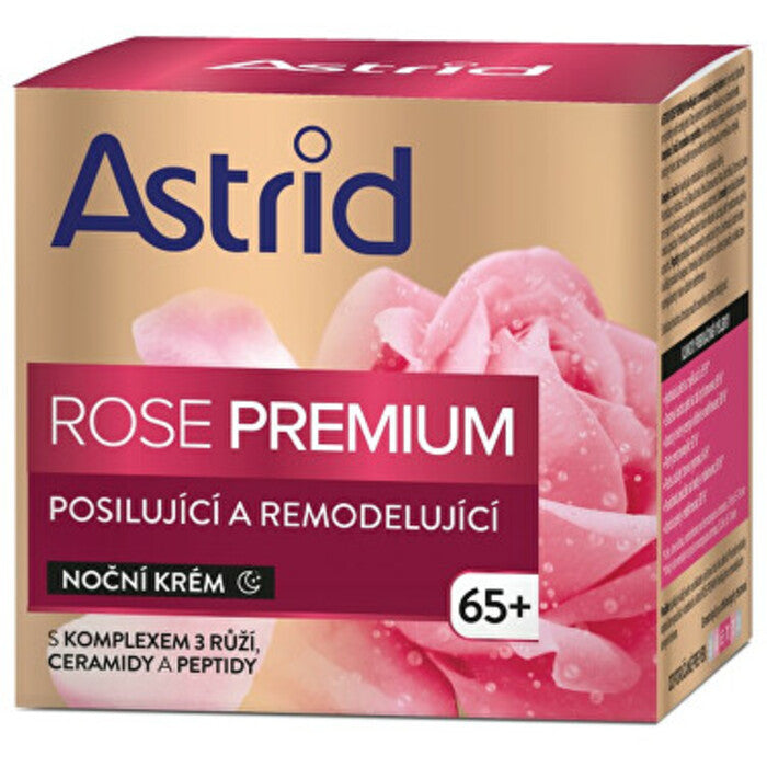Astrid Rose Premium nakts krēms (65+) (50 ml) sievietēm