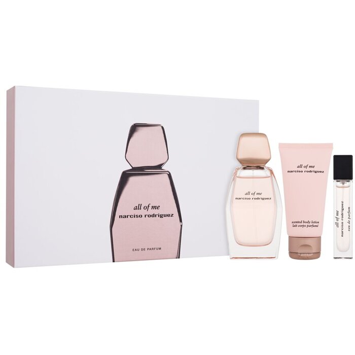 Narciso Rodriguez All Of Me dāvanu komplekts EDP 90 ml, miniatūrais EDP 10 ml un ķermeņa losjons 50 ml sievietēm