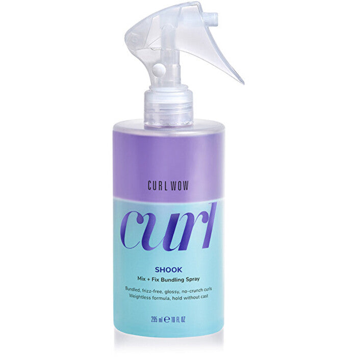Color Wow Curl Wow Shook Mix+Fix Bundling Spray – aerosols cirtainiem un viļņainiem matiem (295ml) sievietēm