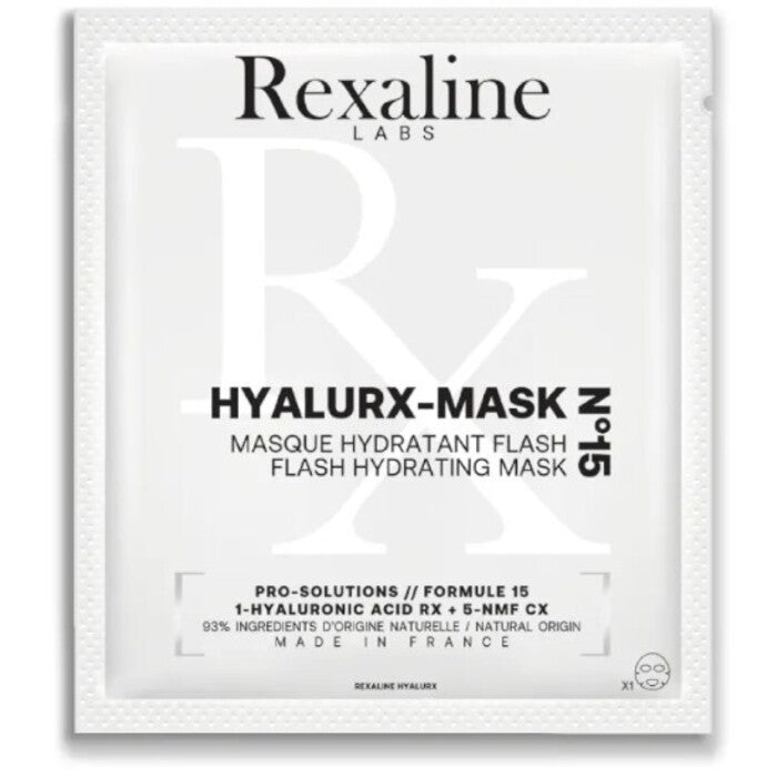 Rexaline Hyalurx Flash Hydrating Mask – lokšņu maska tūlītējai mitrināšanai (20ml) Sievietēm
