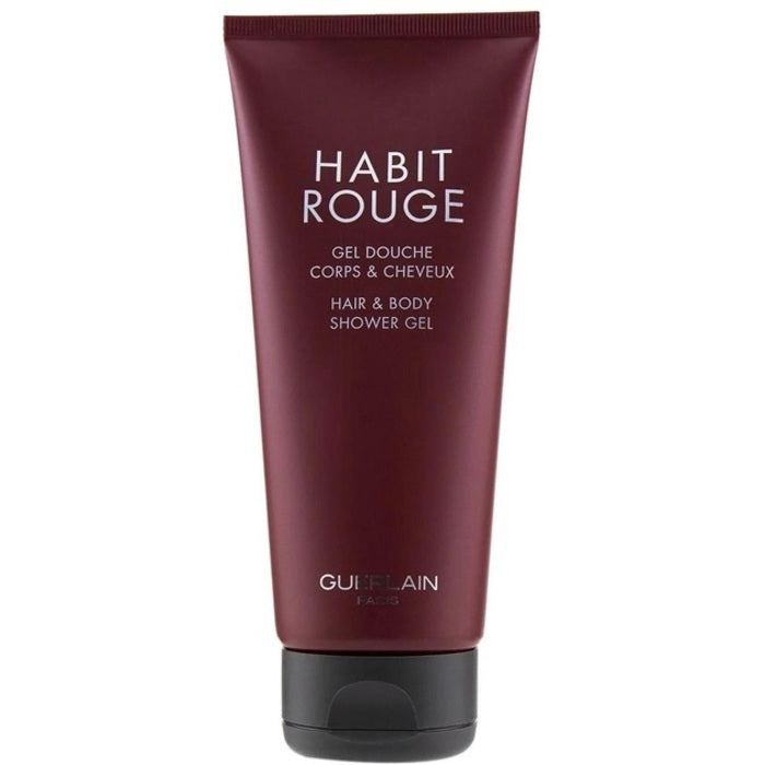 Guerlain Habit Rouge matu un ķermeņa dušas želeja ķermenim un matiem (200 ml) vīriešiem