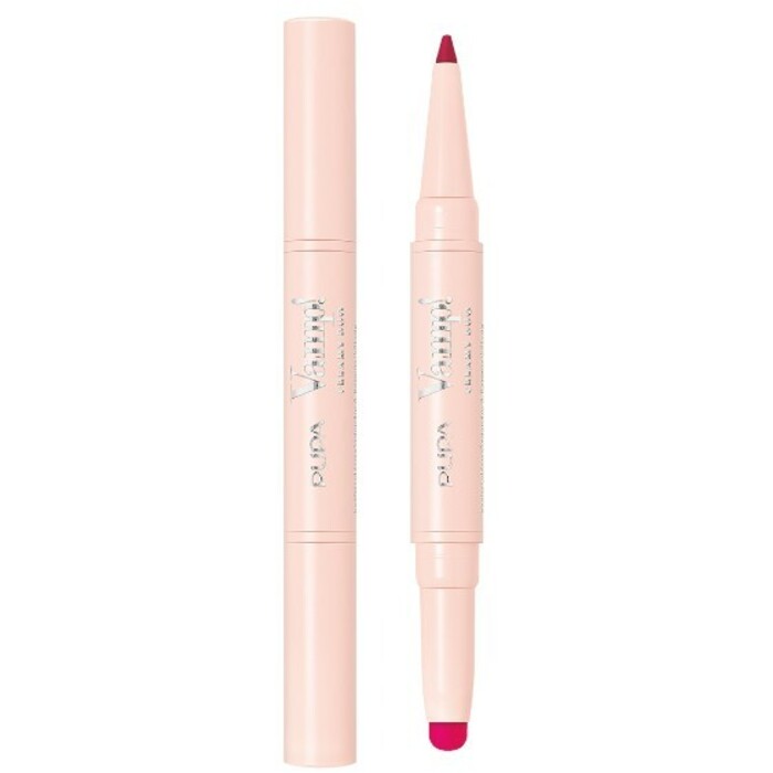 Pupa Vamp! Cream Duo – lūpu zīmulis 0,2 g un lūpu krāsa 0,8 g (011 Orange Red) Sievietēm