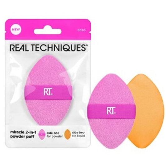 Real Techniques Miracle 2-in-1 pudros pudra – universalus purškiklis pudrai ir skystiems produktams tepti