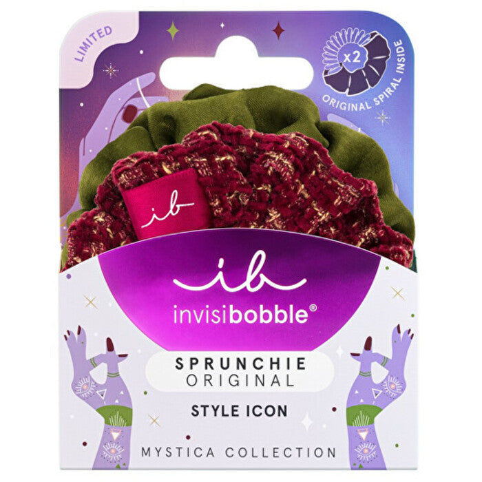 Invisibobble Sprunchie Mystica Merry for Love – plaukų kaklaraištis (2 vnt.) Moterims