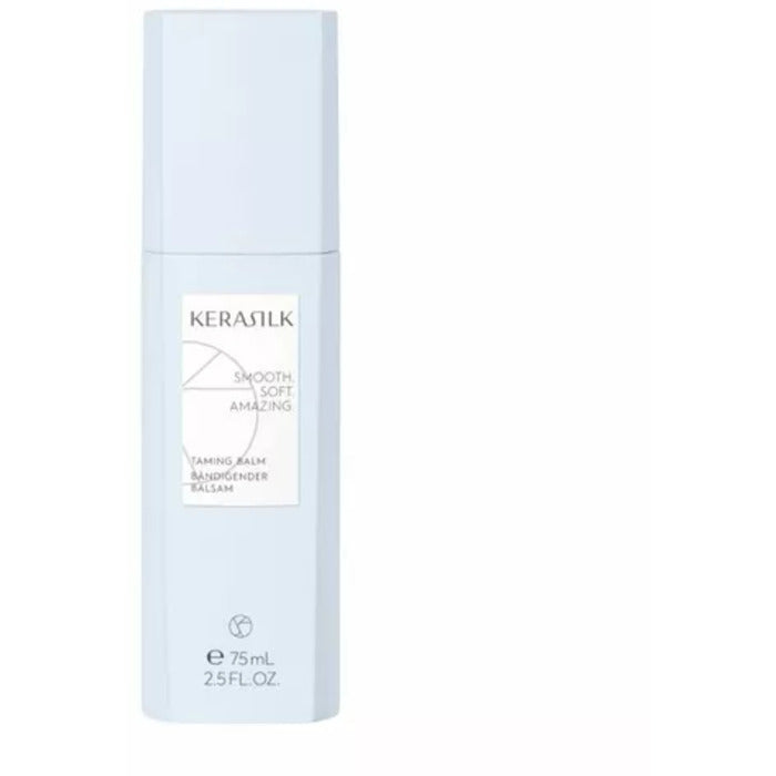 „Kerasilk Specialists Taming Balm“ – maitinamasis balzamas nepaklusniems ir garbanotiems plaukams.