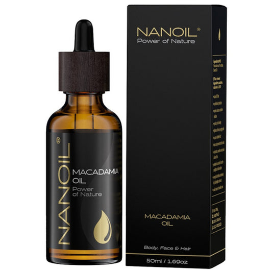 Nanoil makadamijų aliejus – aliejus visiems plaukų tipams