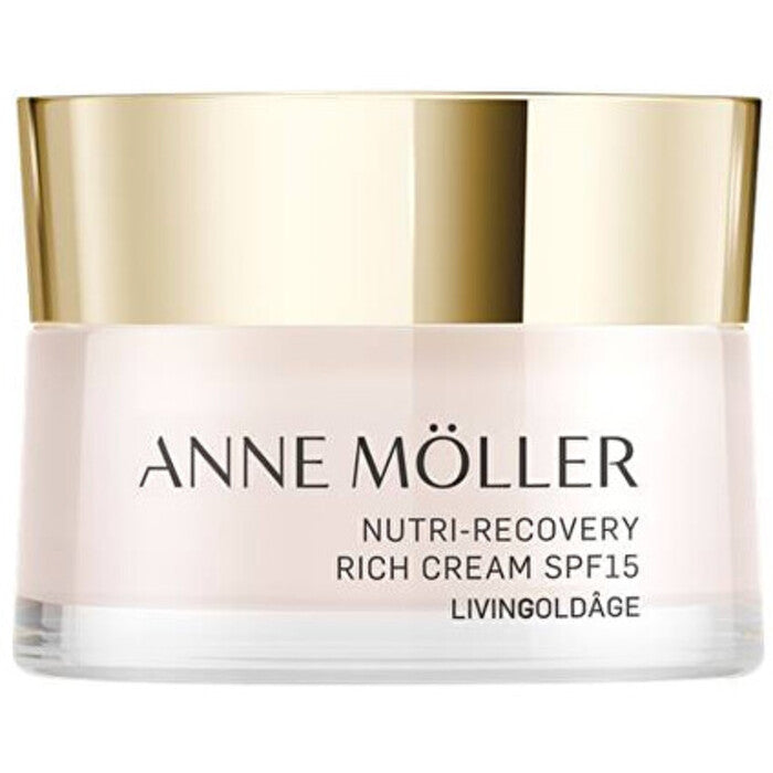 Anne Möller Livingoldage Nutri-Recovery Rich Cream SPF15 – ikdienas barojošs ādas krēms (50 ml) sievietēm