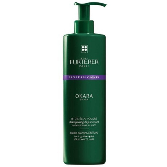 Rene Furterer Okara Silver Anti-Yellowing Shampoo – šampūnas nuo geltonų atspalvių (600ml) Unisex