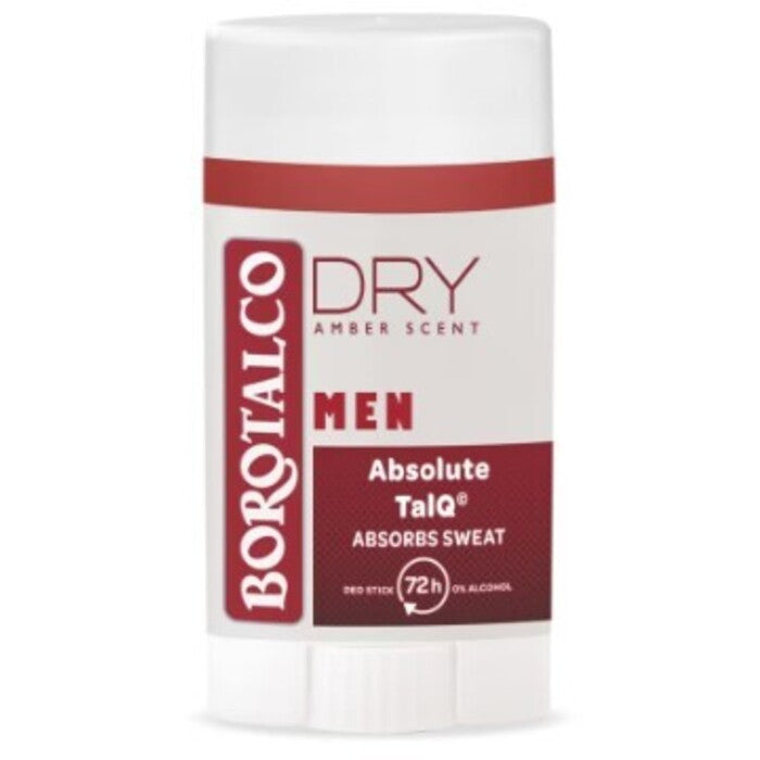 Borotalco Vyriškas sausas gintaro kvapas Deo Stick (40ml) Vyrams