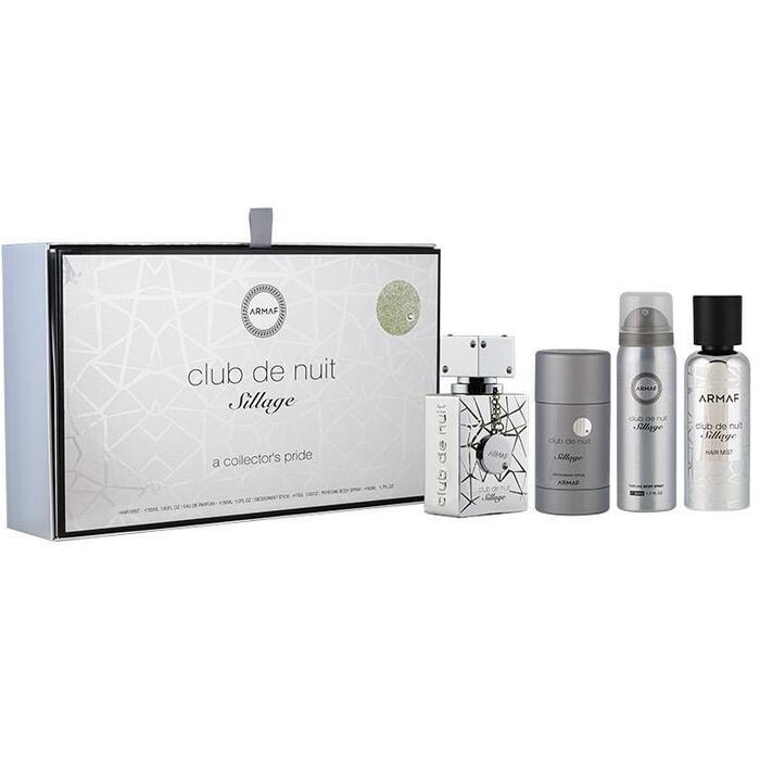 Armaf Club De Nuit Sillage dāvanu komplekts EDP 30 ml, ķermeņa sprejs 50 ml, matu laka 55 ml un dezodorants 75 g vīriešiem