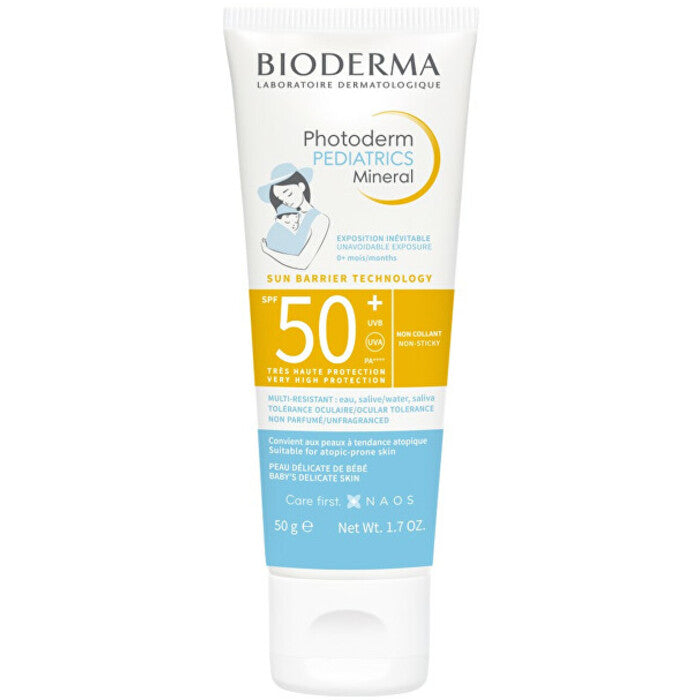 Bioderma „Photoderm Pediatrics“ mineralinis SPF 50+ apsaugos nuo saulės kremas