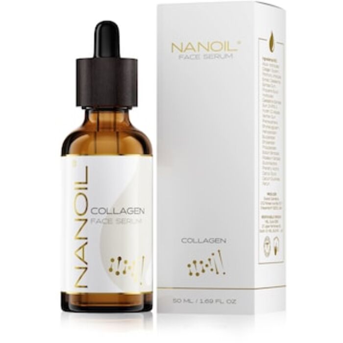Nanoil Kolageno veido serumas– šviesinantis serumasbriržiai odai (50ml) Moterims
