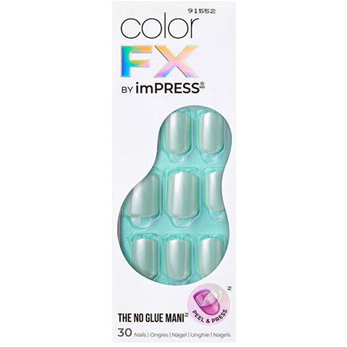 Impress ImPRESS Color FX - Nagų lakas po darbo valirų - Lipnūs nagai 30 vnt.