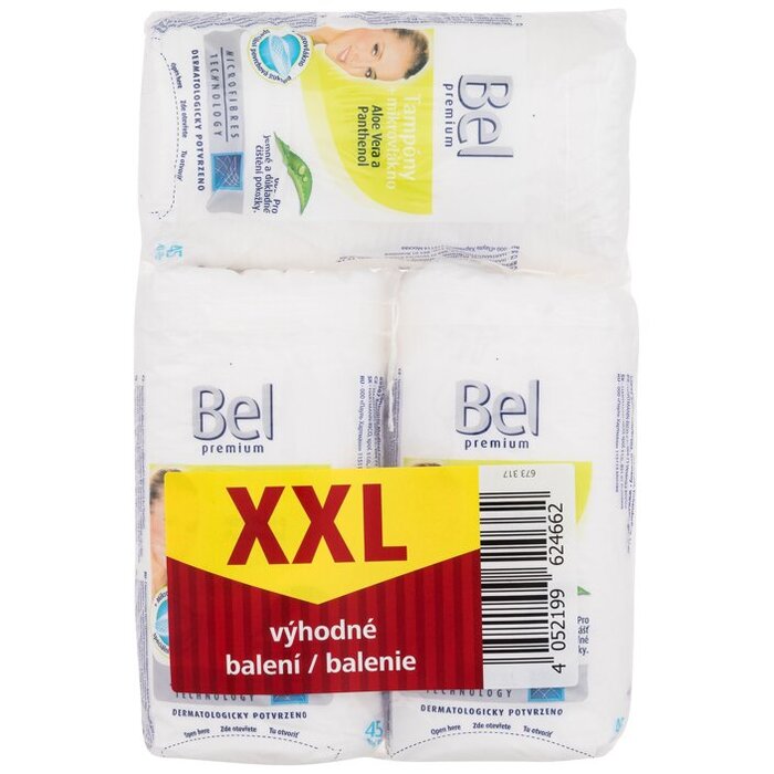 Bel Premium Pads + Mikrošķiedras Aloe Vera un Pantenols (3 gab.) - Aplauzuma noņemšanas spilventiņš 3,0 gab Sievietēm