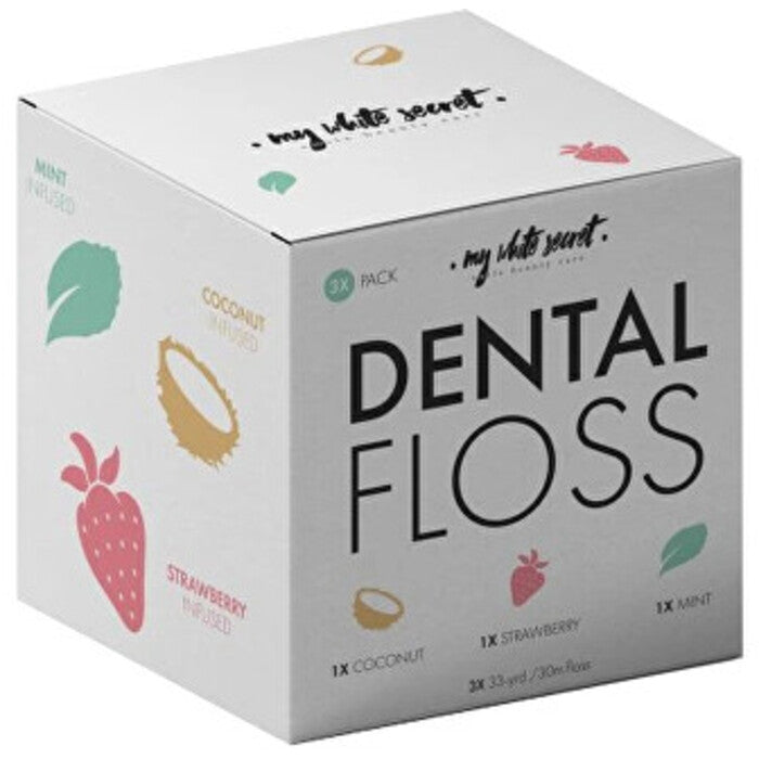 My White Secret Dental Floss – Zobu diegs (3 gab.) Unisex