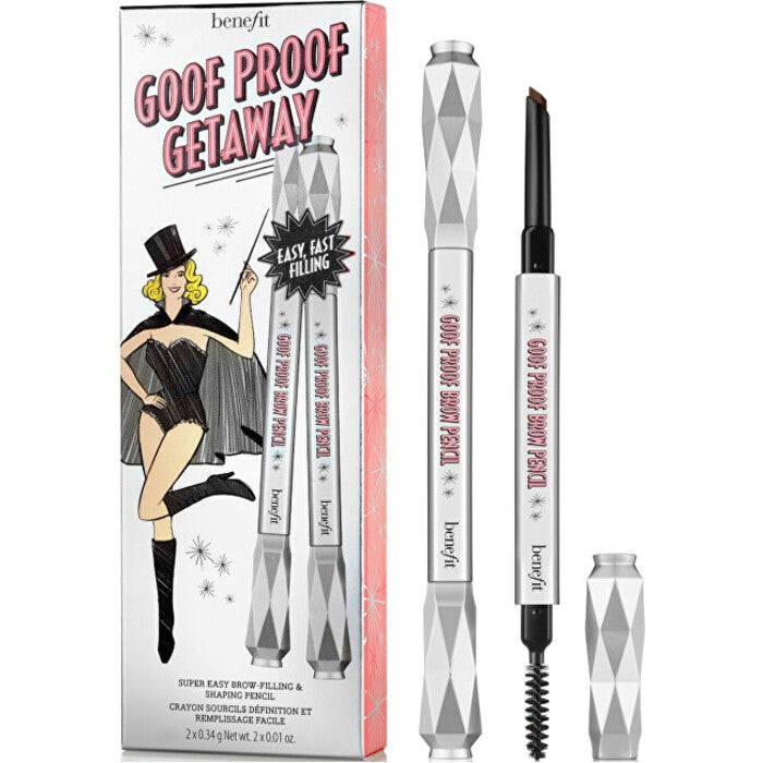 Benefit Goof Proof Getaway Duo Shade 03 - dekoratīvās uzacu kosmētikas dāvanu komplekts sievietēm