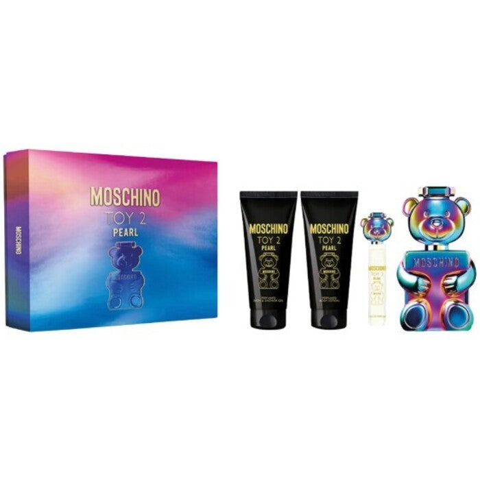 Moschino Toy 2 Pearl dāvanu komplekts EDP 100 ml, ķermeņa losjons 100 ml, dušas želeja 100 ml un miniatūra EDP 10 ml unisex