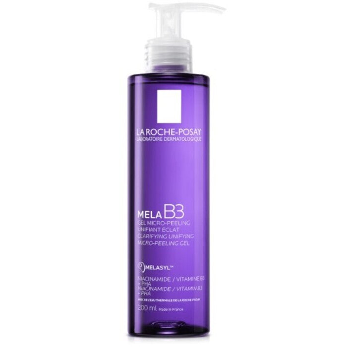 La Roche-Posay Mela B3 Clarifying Micro-Peling Gel – šviesinantis šveitimo gelis nuo tamsių dėmių
