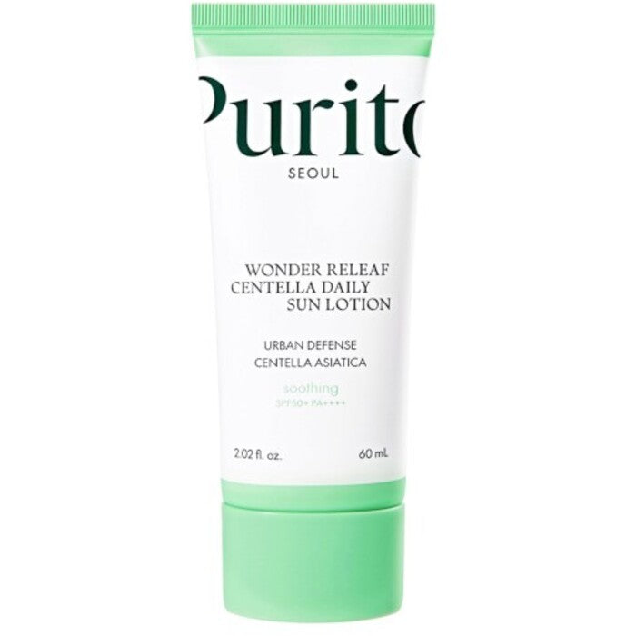 Purito Wonder Releaf Centella Daily Sun Lotion SPF 50+ – sauļošanās losjons sejai (60 ml) sievietēm