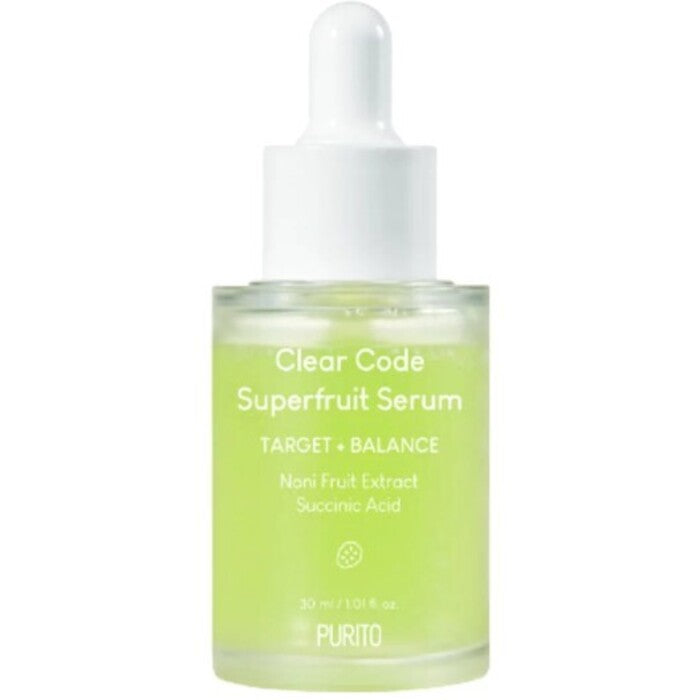 Purito Clear Code Superfruit serums – līdzsvarojošs ādas serums (30 ml) sievietēm