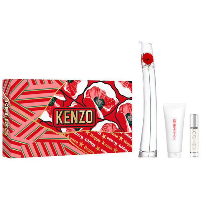 Kenzo Flower By Kenzo dāvanu komplekts EDP 100 ml, ķermeņa losjons 75 ml un mini EDP 10 ml (100 ml) sievietēm