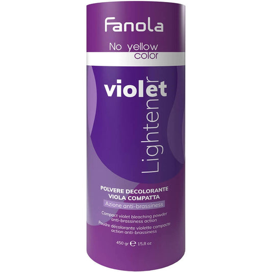 Fanola No Yellow Color Compact Violet balinimo milteliai - Plaukų šviesinimo milteliai