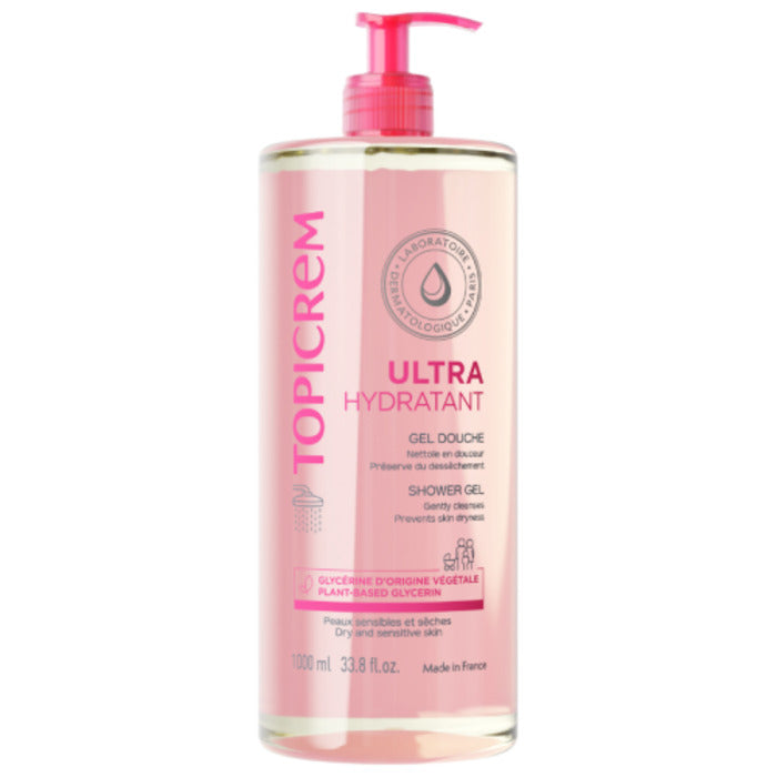 Topicrem Itin drėkinanti dušo želė (1000ml) Moterims