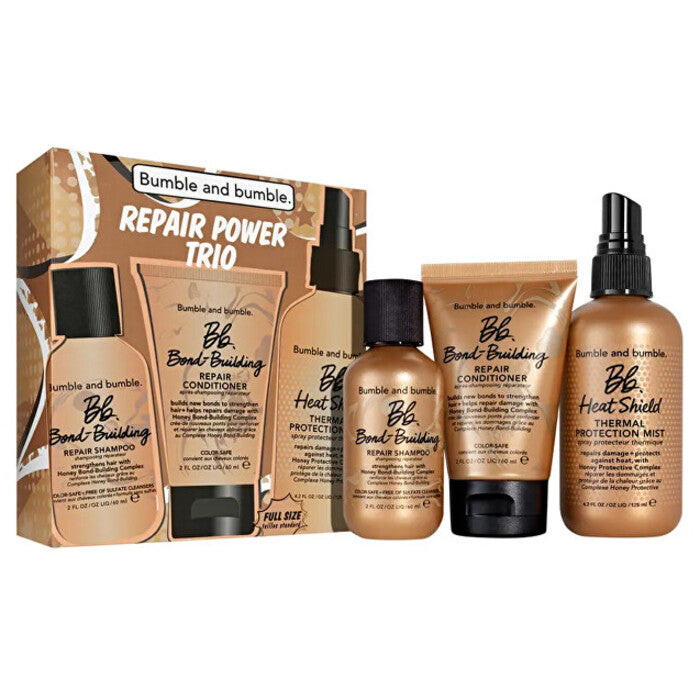 Bumble ir bumble Repair Power Trio rinkinys – plaukų priežiūros dovanų rinkinys Moterims