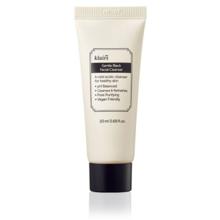 Cienījamā, Klairs Gentle Black Facial Cleanser – maiga attīroša želeja jutīgai ādai (20ml) Sievietēm