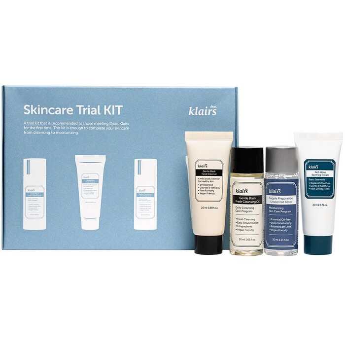 Cienījamais, Klairs Skincare Trial KIT – sejas kopšanas komplekts sievietēm
