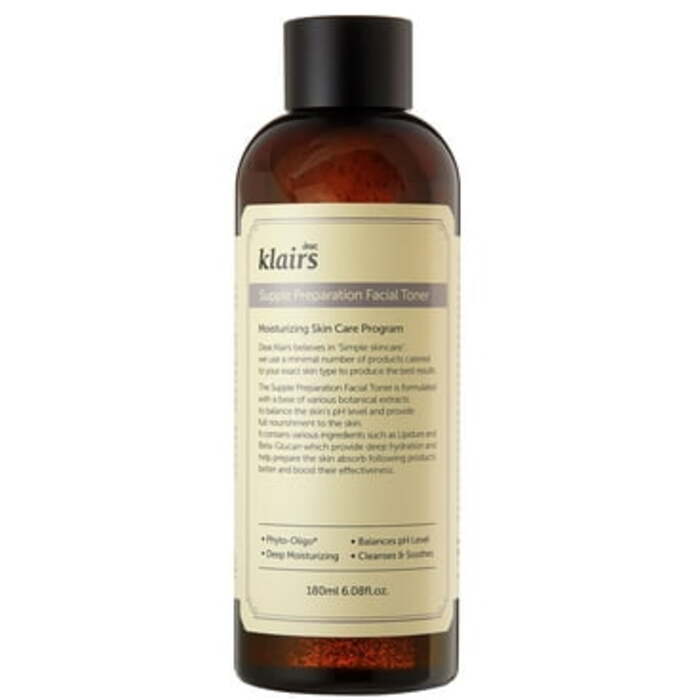 Cienījamais, Klairs Supple Preparation sejas toniks – Mitrinošs toniks, kas līdzsvaro ādas pH 180ml Sievietēm