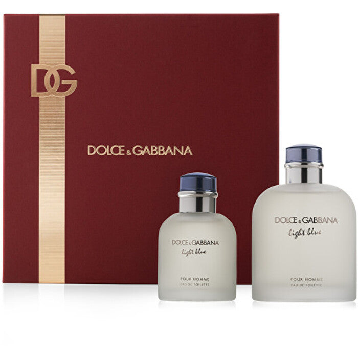 Dolce Gabbana Light Blue Pour Homme dāvanu komplekts EDT smaržas 200 ml un EDT smaržas 75 ml vīriešiem