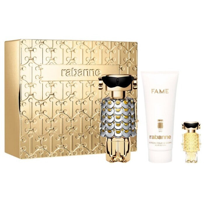Paco Rabanne Fame dovanų rinkinys EDP 80 ml, kūno losjonas 100 ml ir EDP 4 ml