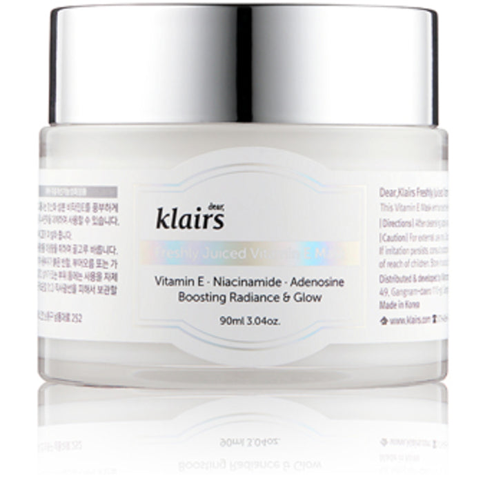 Dear, Klairs Šviežiai spaustų vitamino E kaukė