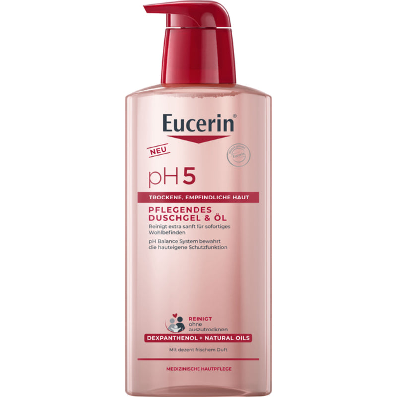 Eucerin pH5 dušo želė & Aliejus – dušo želė & aliejus 400ml