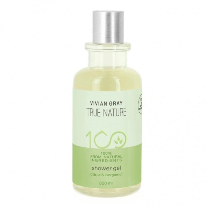 Vivian Gray Tikroji gamta Citrusiniai ir Bergamot dušo gelis – dušo želė 300ml
