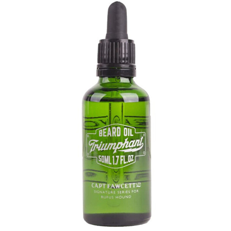 Captain Fawcett Rufus Hound's Triumphant Beard Oil - Barzdos aliejus