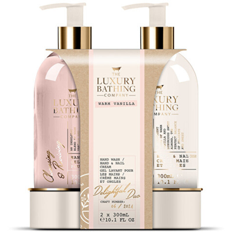 Grace Cole Warm Vanilla Hir Care Set (Vanilka) - Rankų priežiūros dovanų rinkinys