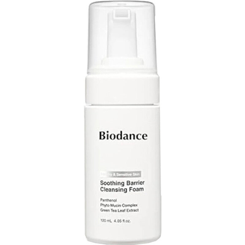 Biodance Soothing Barrier Cleansing Foam – švelnios valomosios putos sausai, jautriai ir sudirgui odai 120ml