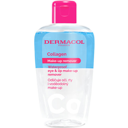 „Dermacol Collagen“ vireniui atsparus akių ir lūpų makiažo valiklis – dvifazis vireniui atsparus makiažo valiklis