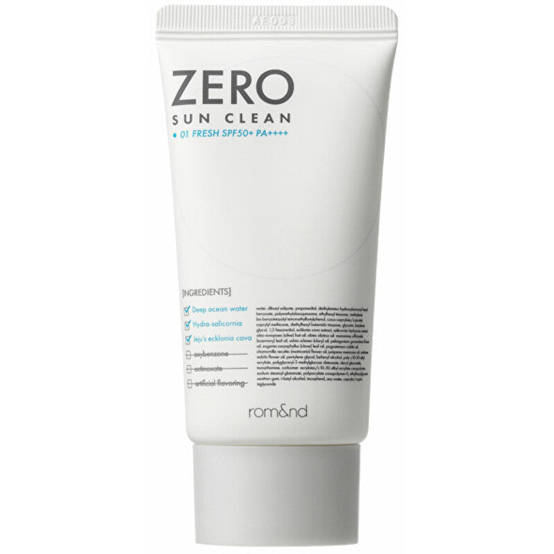 Rom&nd Zero Sun Clean Cream - Apsauginis veido kremas 50 ml 02 Tone Up