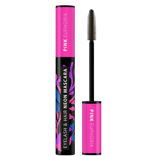 Dermacol Eyelash & Hair Neon blakstienų tušas Pink Euphoria - blakstienų tušas 9 ml