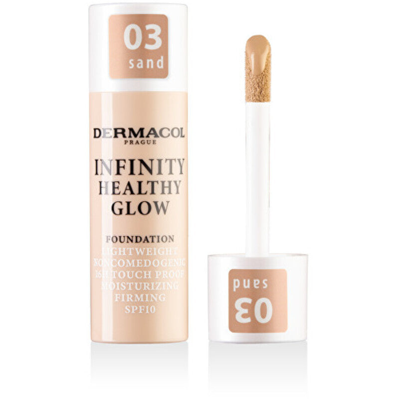 Dermacol „Infinity Healthy Glow“ makiažo pagrindas – šviesiai skaistinantis makiažas 20 g