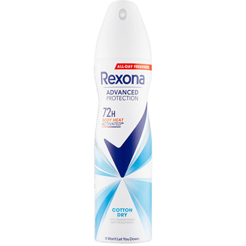 „Rexona Advanced Protection Cotton Dry“ antiperspirantas – purškiamas antiperspirantas