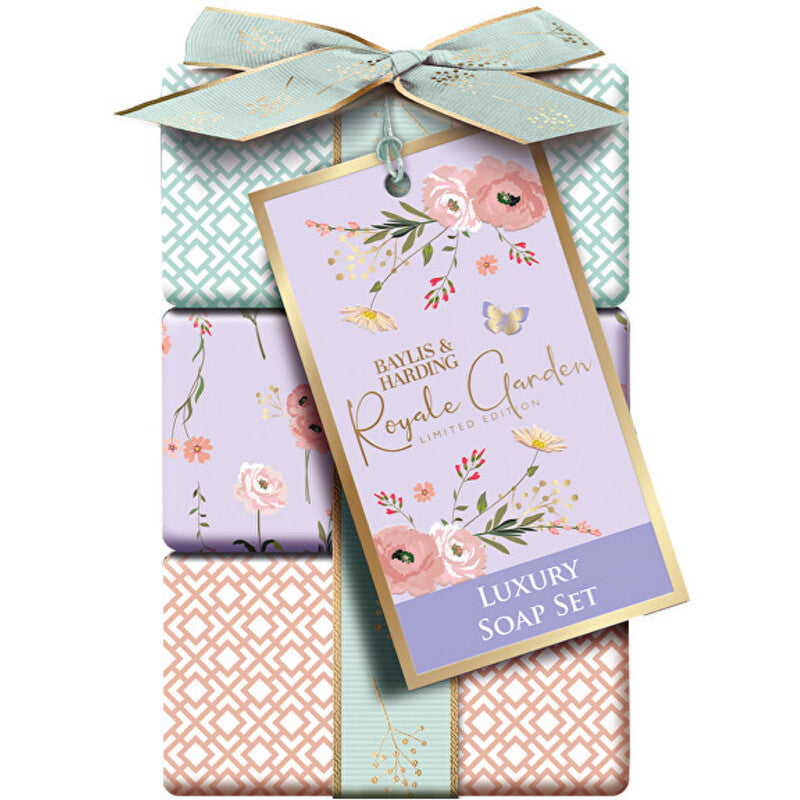 „Baylis & Harding“ prabangaus muilo rinkinys (levandų ir erškėtuogių arbatos) – dovanų rinkinys